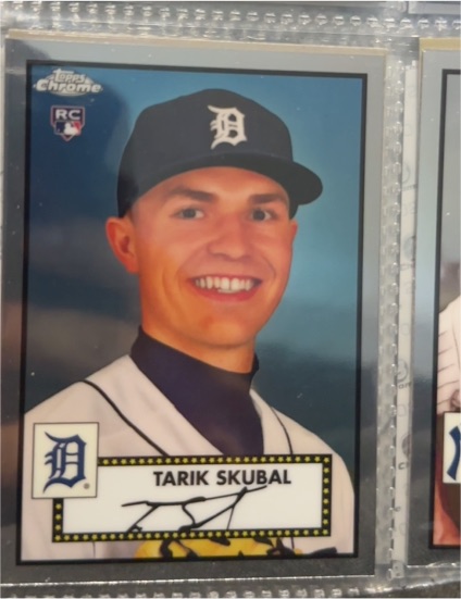 2021 Topps Chrome Platinum Anniversary #39 Tarik Skubal — front