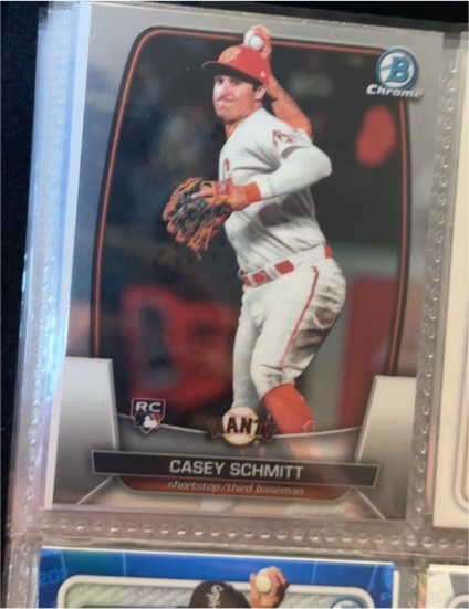 2023 Bowman Chrome #38 Casey Schmitt RC — front