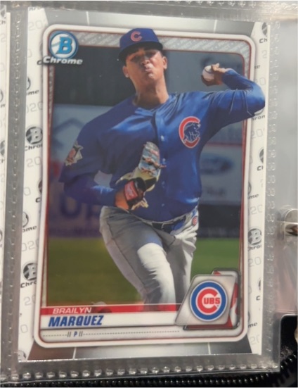2020 Bowman Chrome Prospects #BCP-49 Brailyn Marquez — front