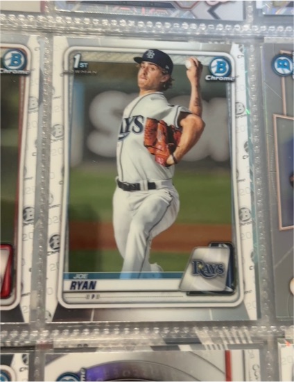2020 Bowman Chrome #BCP-117 Joe Ryan — front