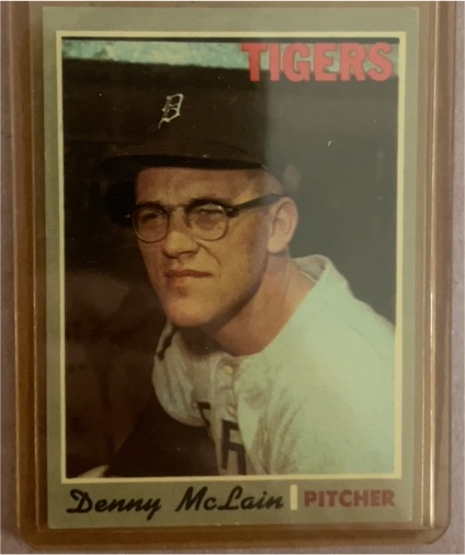1970 Topps #400 Denny McLain — front