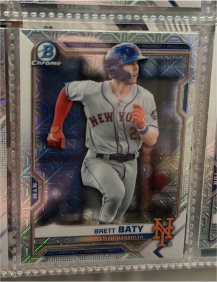 2021 Bowman Chrome Prospects #BCP-237 Brett Baty — front