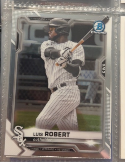 2021 Bowman Chrome #90 Luis Robert — front