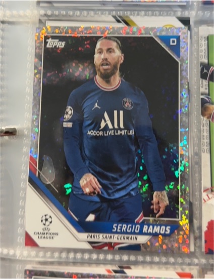 2021-22 Topps UEFA Champions League #36 Sergio Ramos — front