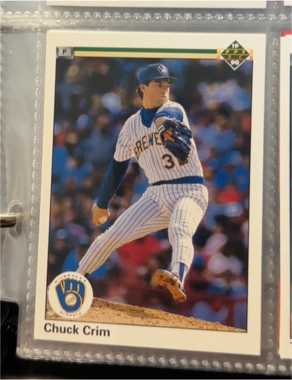 1990 Upper Deck #511 Chuck Crim — front