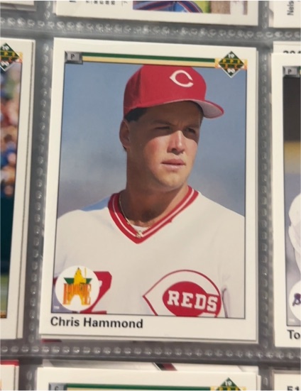 1990 Upper Deck #52 Chris Hammond — front