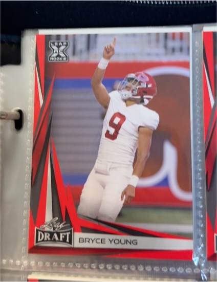 2023 Leaf Draft #B2-7 Bryce Young — front