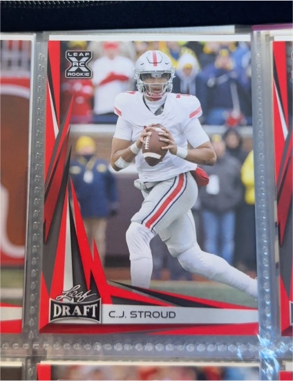 2023 Leaf Draft #B2-8 C.J. Stroud — front