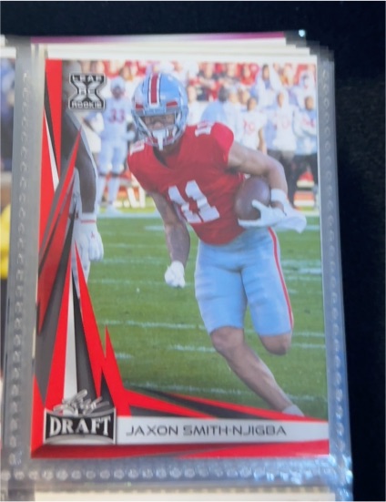 2023 Leaf Draft #B2-9 Jaxon Smith-Njigba — front