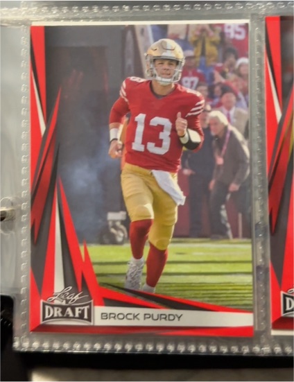 2023 Leaf Draft #B2-1 Brock Purdy — front
