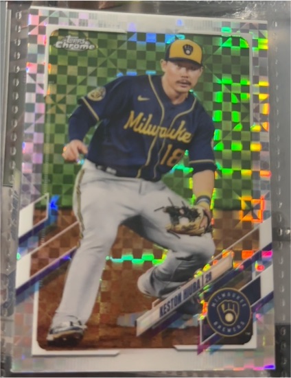 2021 Topps Chrome #211 Keston Hiura — front