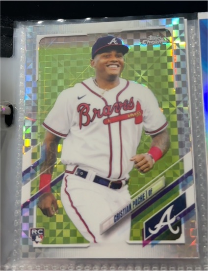 2021 Topps Chrome #178 Cristian Pache — front