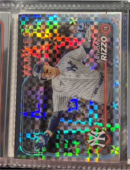 2024 Topps Chrome #127 Anthony Rizzo — front