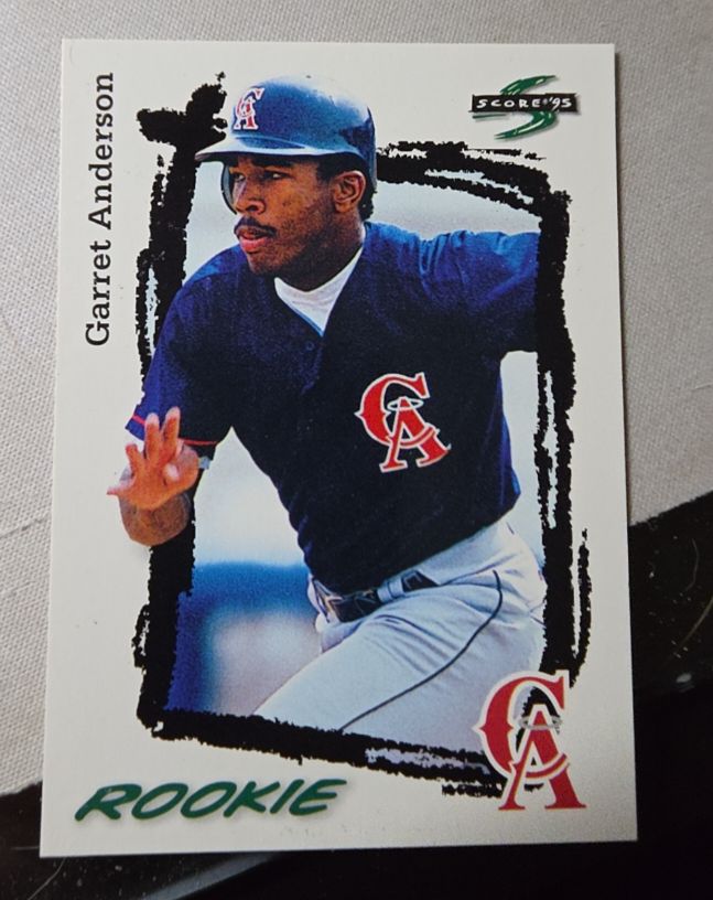 1995 Score #310 Garret Anderson — front