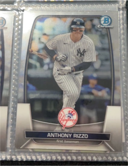 2023 Bowman Chrome #66 Anthony Rizzo — front