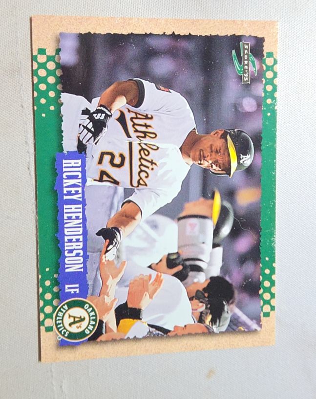 1995 Score #441 Rickey Henderson — front