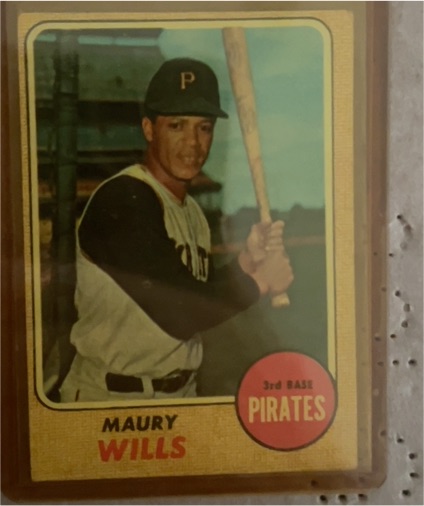 1968 Topps #175 Maury Wills — front