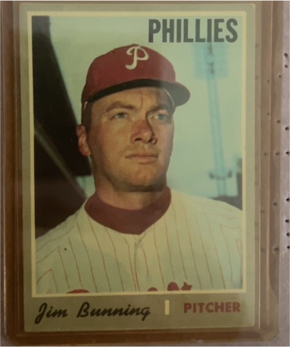 1970 Topps #403 Jim Bunning — front