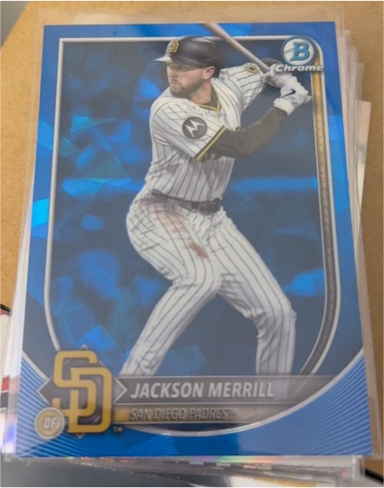 2025 Bowman Chrome #64 Jackson Merrill — front