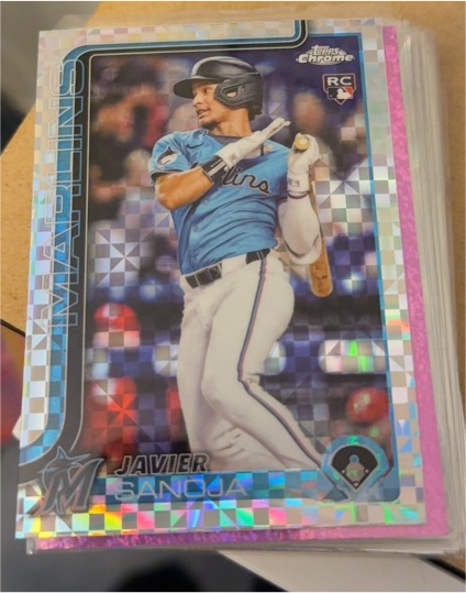 2025 Topps Chrome #76 Javier Sanoja — front