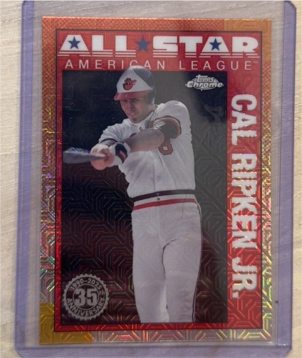 2025 Topps Chrome 35th Anniversary #90ASC-39 Cal Ripken Jr. — front