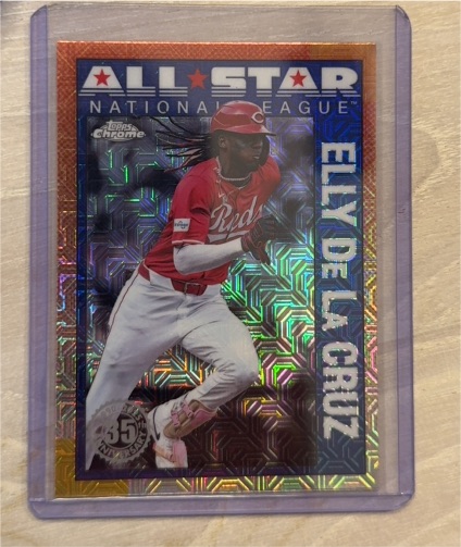 2025 Topps Series 2 - 1990 Topps Chrome Silver Pack All-Stars #90ASC-6 Elly De La Cruz — front