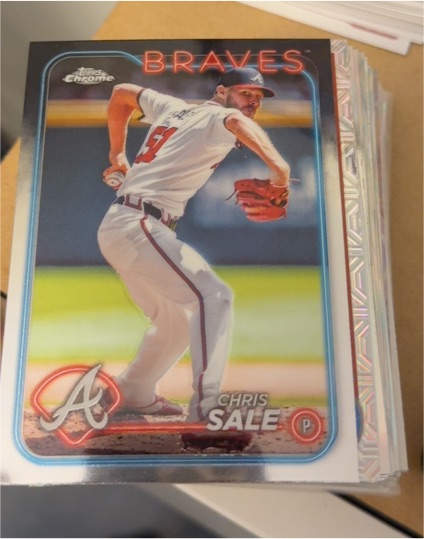 2024 Topps Chrome #144 Chris Sale — front