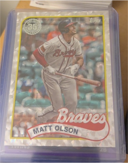 2024 Topps Series 1 1989 #89B-74 Matt Olson — front