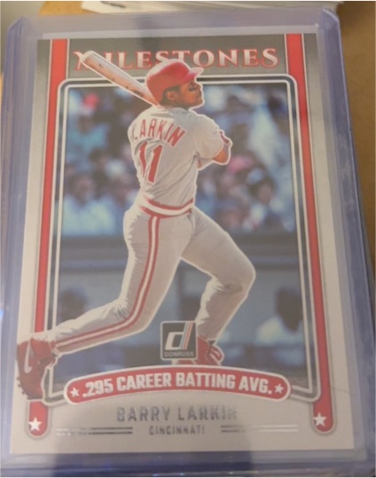 2025 Panini Donruss #18 Barry Larkin Milestones — front