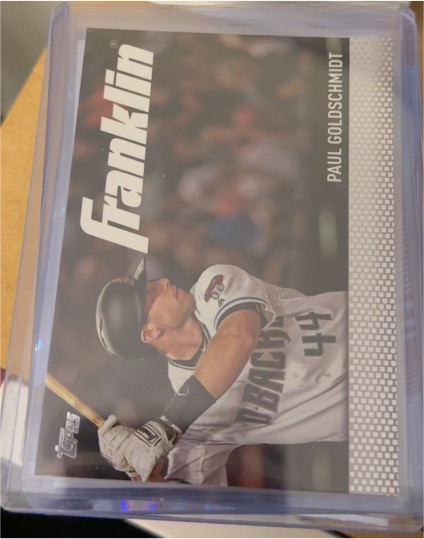 2016 Topps Update Team Franklin #TF-5 Paul Goldschmidt — front