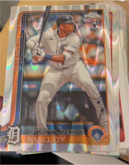 2025 Topps Chrome #224 Justyn-Henry Malloy — front