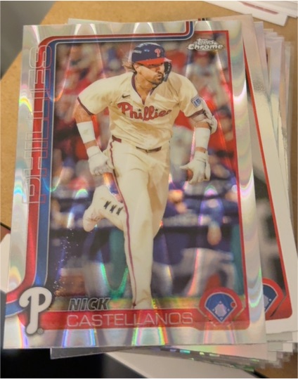 2025 Topps Chrome #226 Nick Castellanos — front
