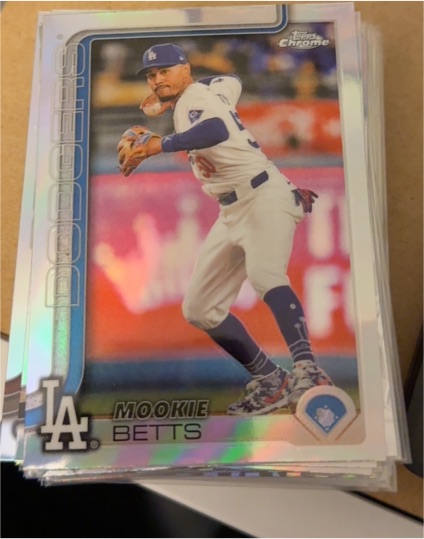 2025 Topps Chrome #50 Mookie Betts — front