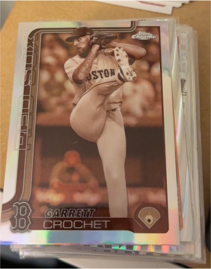 2025 Topps Chrome #264 Garrett Crochet Sepia Refractor — front