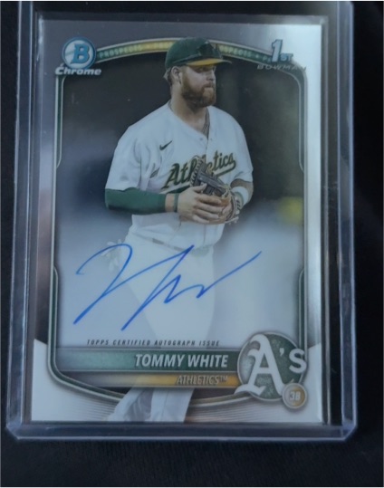 2025 Bowman Chrome #CPA-TWH Tommy White — front