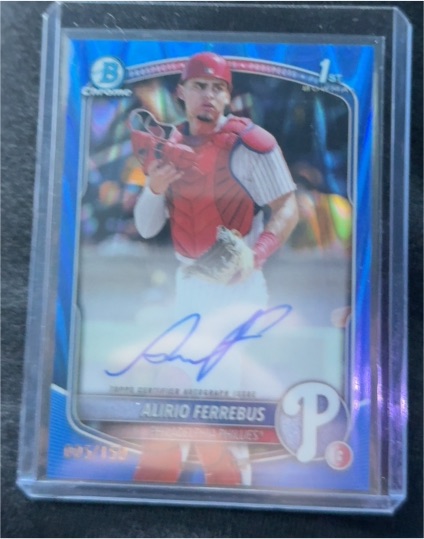 2025 Bowman Chrome #CPA-AF Alirio Ferrebus — front