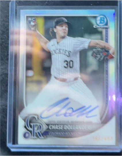 2025 Bowman Chrome #CRA-CD Chase Dollander — front