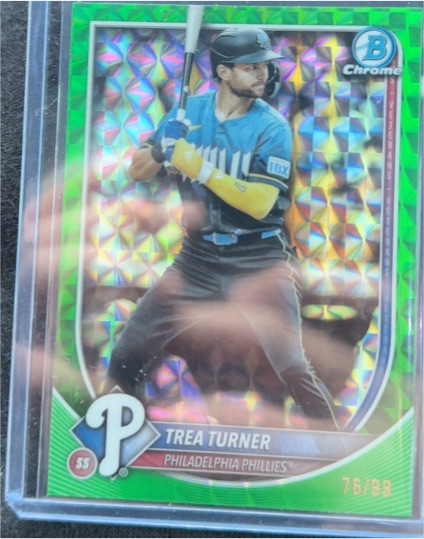 2025 Bowman Chrome #82 Trea Turner — front