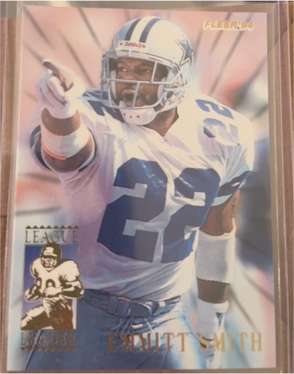 1994 Fleer #7 Emmitt Smith League Leaders — front