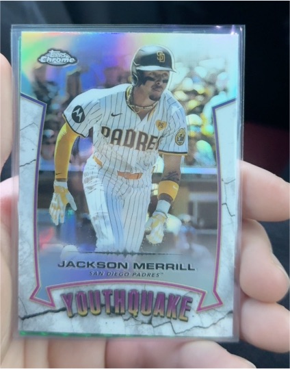 2025 Topps Chrome #YQ-48 Jackson Merrill Youthquake — front