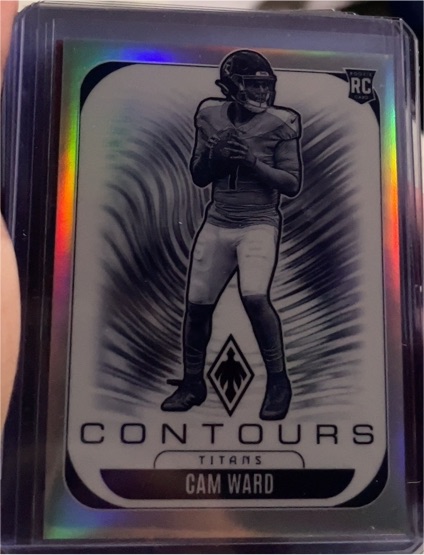 2025 Panini Phoenix #31 Cam Ward Contours Silver — front