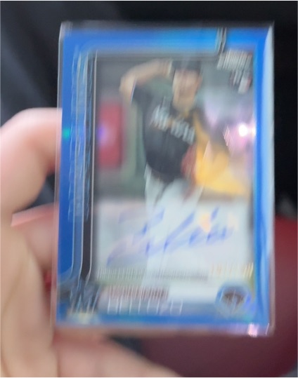 2024 Bowman Chrome Mega Homer Bush Jr Auto /150 — front