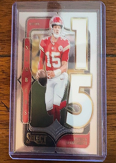 2024 Panini Select Numbers #15 Patrick Mahomes II — front