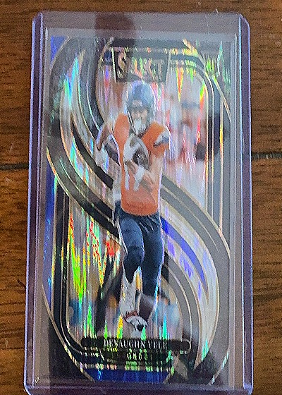 2024 Panini Select Premier Level Jared Verse #132 Red & Yellow Shock Prizm — front