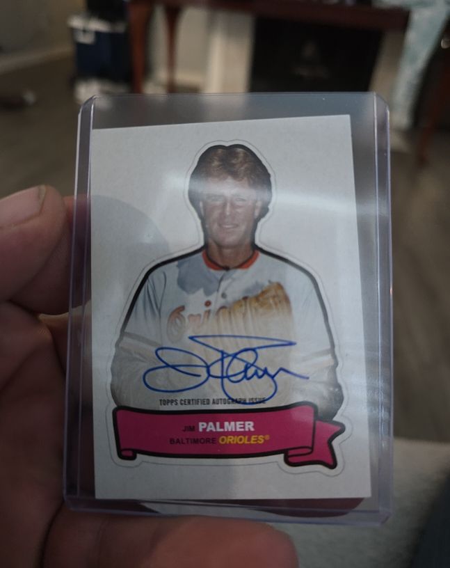 2024 Topps Archives #68AA-JP Jim Palmer 1968 Topps Action All-Stars Autograph — front