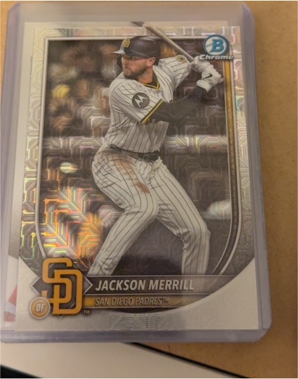 2025 Bowman Chrome #38 Jackson Merrill — front