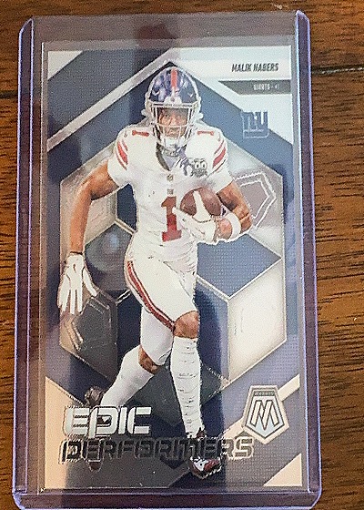 2025 Panini Mosaic #11 Malik Nabers Epic Performers — front