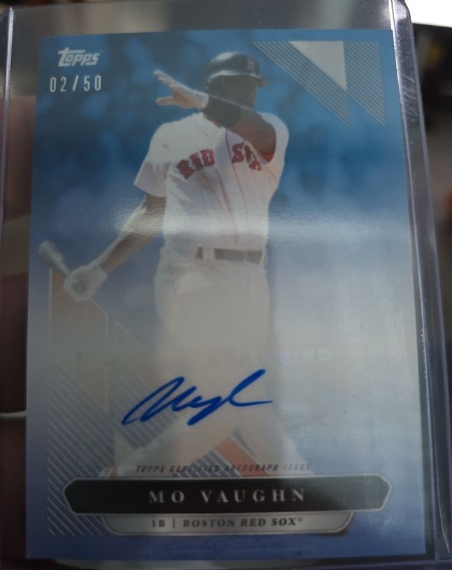 2020 Topps #02/50 Mo Vaughn — front