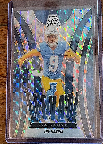 2025 Panini Mosaic Football Elevate #10 Tre Harris — front
