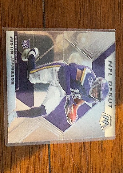 2021 Panini Mosaic NFL Debut #Justin Jefferson — front